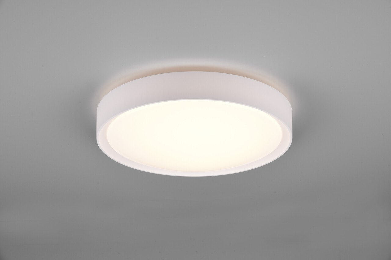 Plafoniera Clarimo, TRIO, 33x9 cm, 18W, 1x SMD, plastic, alb - imagine 6